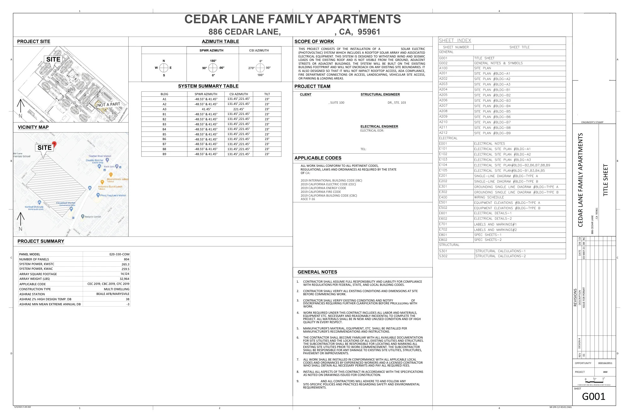 Drawing sheet 1 of 36