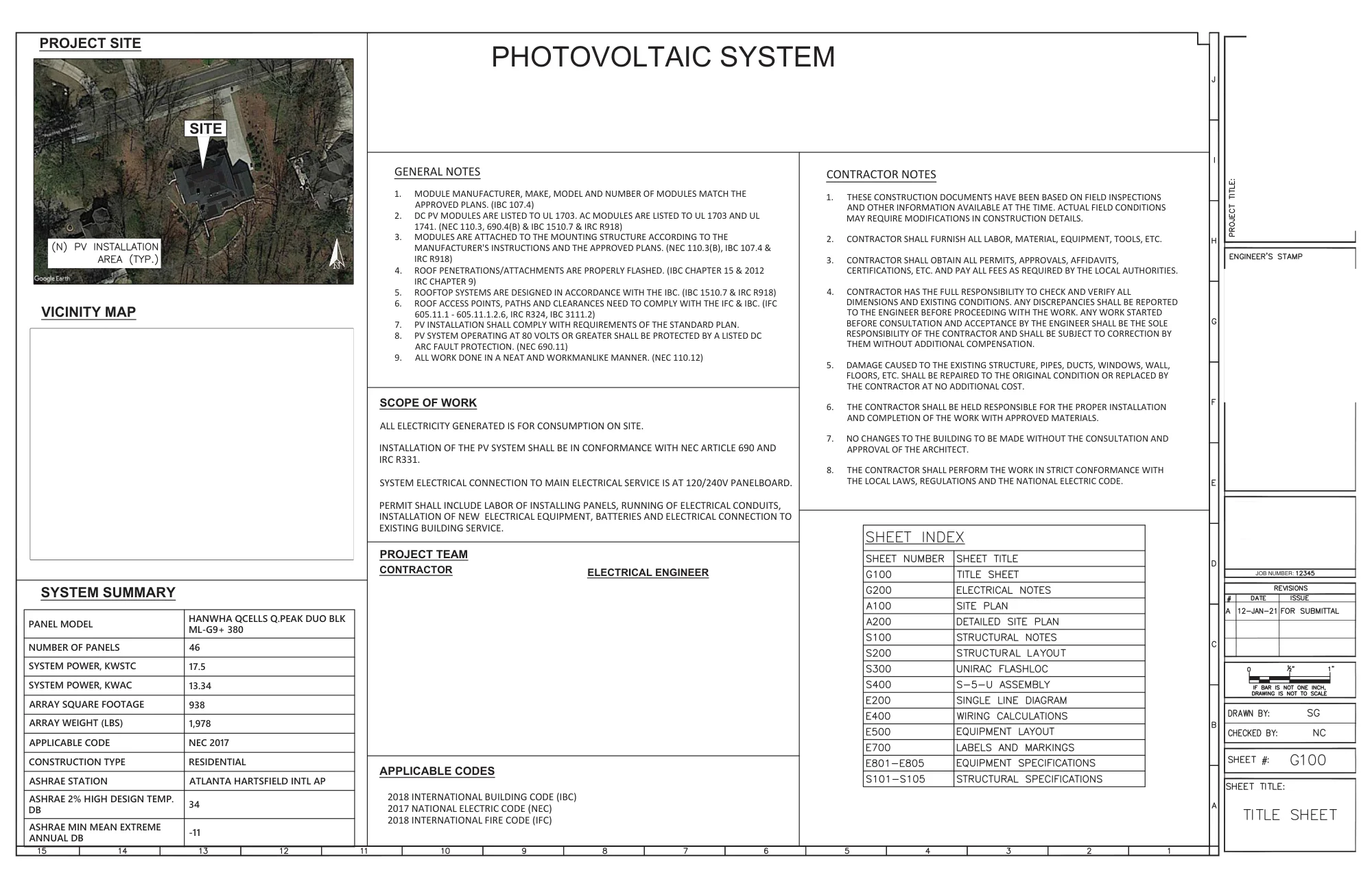 Drawing sheet 1 of 22
