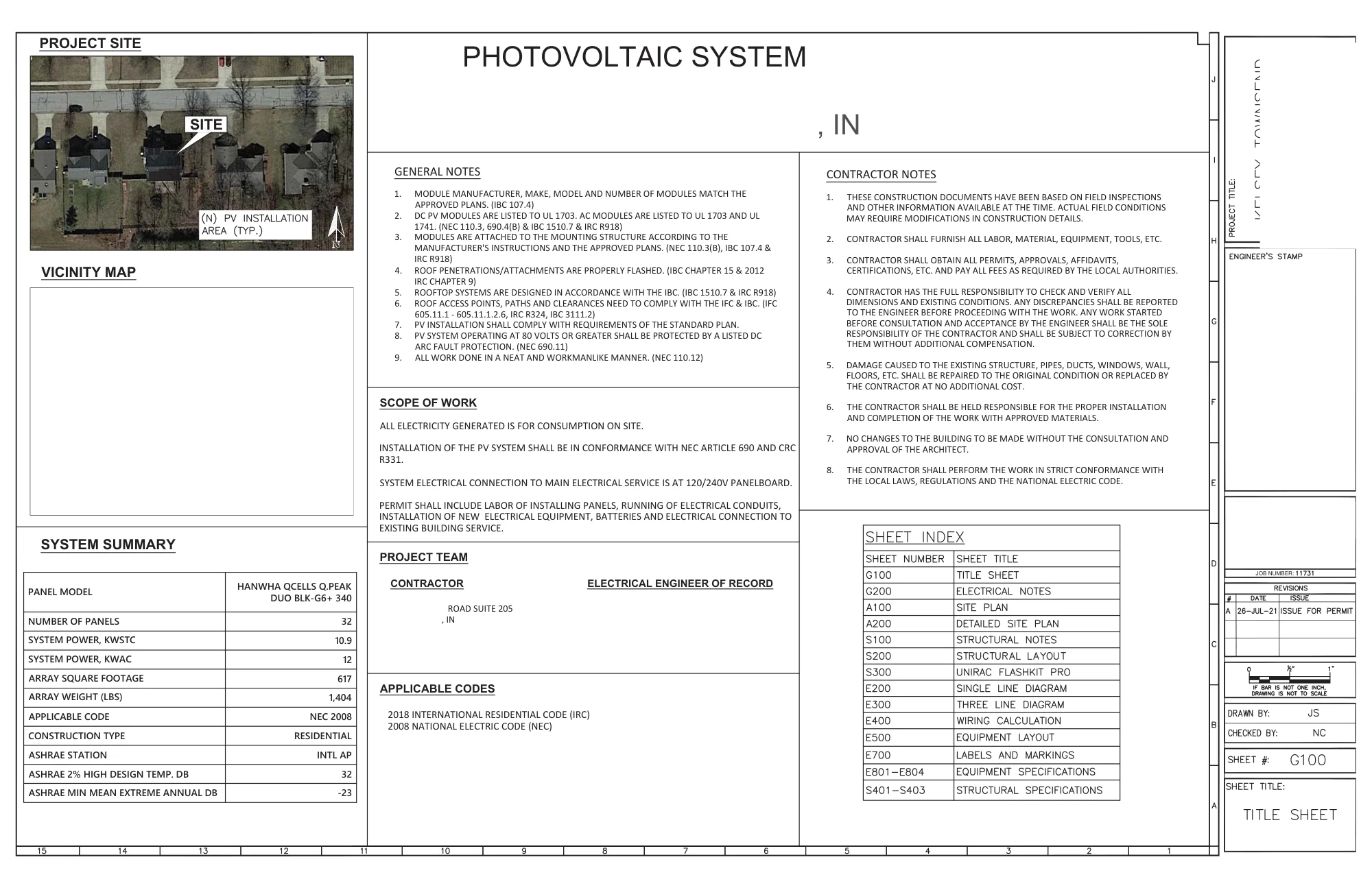 Drawing sheet 1 of 20